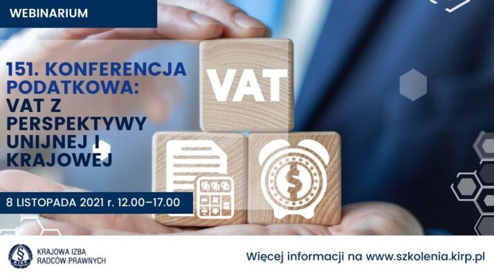 VAT z perspektywy unijnej i krajowej – webinarium online już w listopadzie