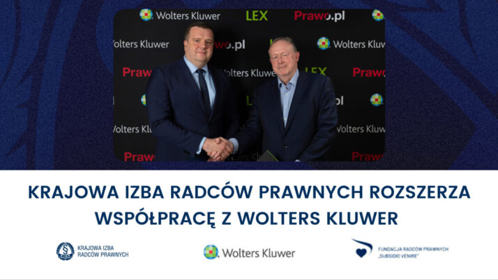 Krajowa Izba Radców Prawnych rozszerza współpracę z Wolters Kluwer Polska
