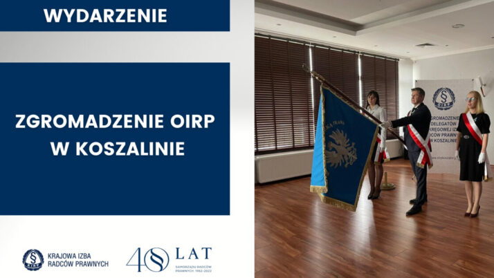 Prezes KRRP wręczył odznaki zasłużonym radcom prawnym z OIRP w Koszalinie