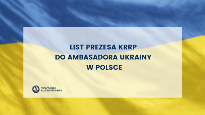 List Prezesa KRRP do Ambasadora Ukrainy w Polsce