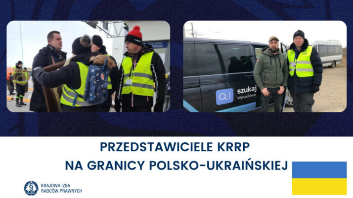 Przedstawiciele KRRP na granicy polsko-ukraińskiej