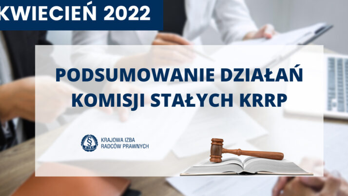 Podsumowanie działań komisji stałych – kwiecień 2022
