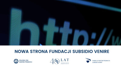 Zapraszamy na nową stronę Fundacji Subsidio Venire