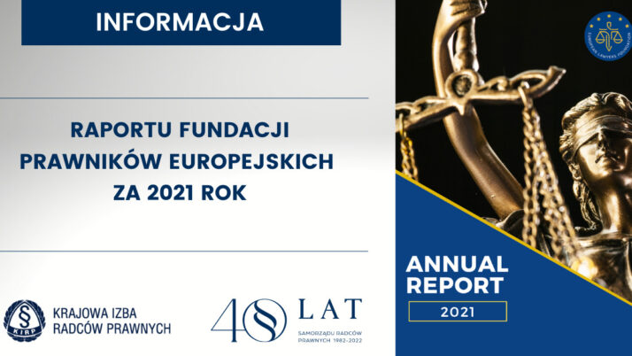 Raport Fundacji Prawników Europejskich za 2021 rok