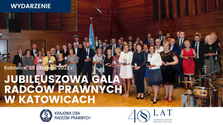 Jubileuszowa gala radców prawnych w OIRP w Katowicach