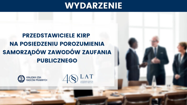 Posiedzenie Ogólnopolskiego Porozumienia Samorządów Zawodów Zaufania Publicznego