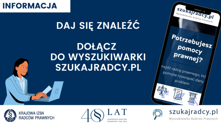 Dołącz do wyszukiwarki SzukajRadcy.pl i weź udział w Konkursie “Daj się znaleźć z SzukajRadcy.pl”