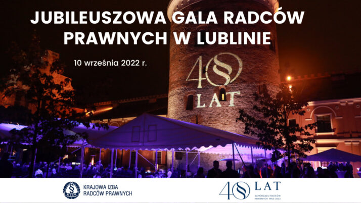 Jubileusz 40-lecia radców prawnych w OIRP w Lublinie