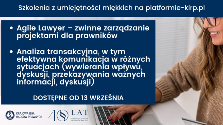 Nowe szkolenia z umiejętności miękkich na platformie e-kirp.pl   