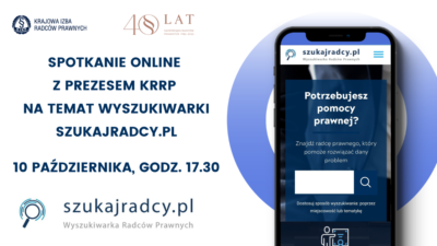 Wyszukiwarka szukajradcy.pl – jak się logować do platformy e-kirp.pl i jak zakładać wizytówki – spotkanie online 10 października, godz. 17.30