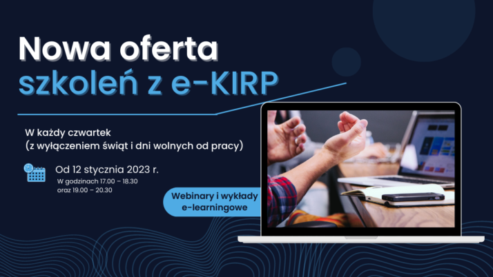 Nowa oferta szkoleń z e-KIRP