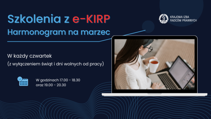 Premiera nowych szkoleń na platformie e-KIRP – harmonogram na marzec