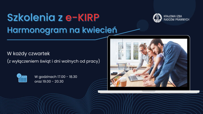 Premiera nowych szkoleń na platformie e-KIRP – harmonogram na kwiecień
