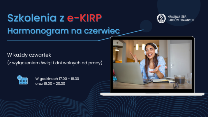 Premiera nowych szkoleń na platformie e-KIRP – harmonogram na czerwiec