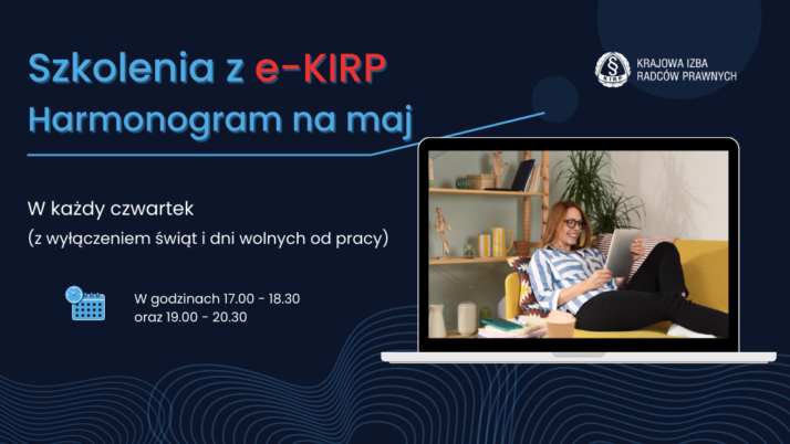 Premiera nowych szkoleń na platformie e-KIRP – harmonogram na maj