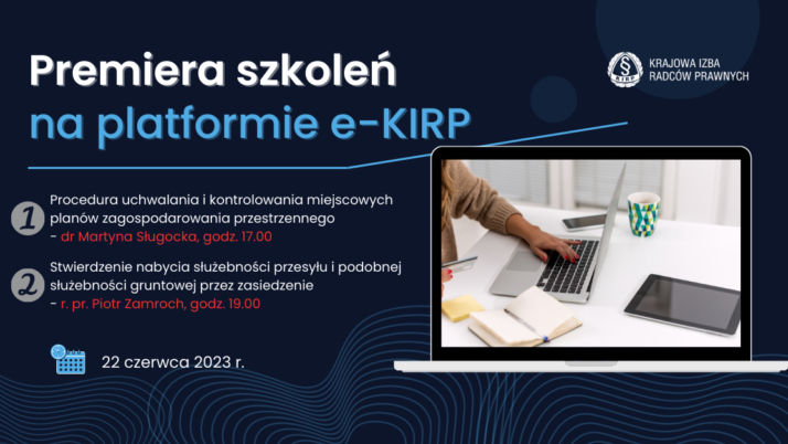 Premiera nowych szkoleń na platformie e-KIRP – 22 czerwca