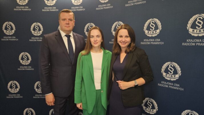 Spotkanie Oleksandry Matwijczuk z prawnikami Centrum Koordynacji Pomocy Prawnej KIRP