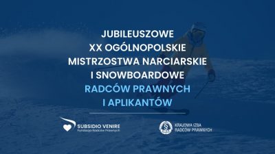 Jubileuszowe XX Ogólnopolskie Mistrzostwa Narciarskie i Snowboardowe Radców Prawnych i Aplikantów