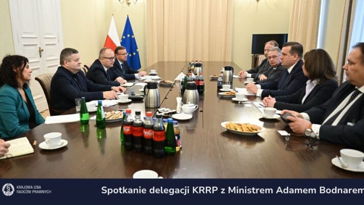 Spotkanie delegacji KRRP z Ministrem Sprawiedliwości Adamem Bodnarem
