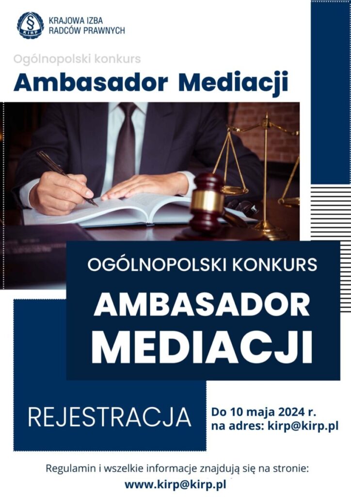 Inauguracja V edycji konkursu „Ambasador Mediacji”