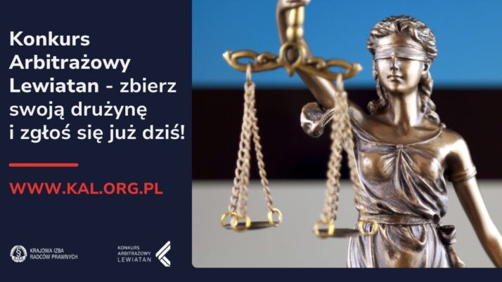Krajowa Rada Radców Prawnych honorowym patronem X edycji Konkursu Arbitrażowego Lewiatan (KAL)
