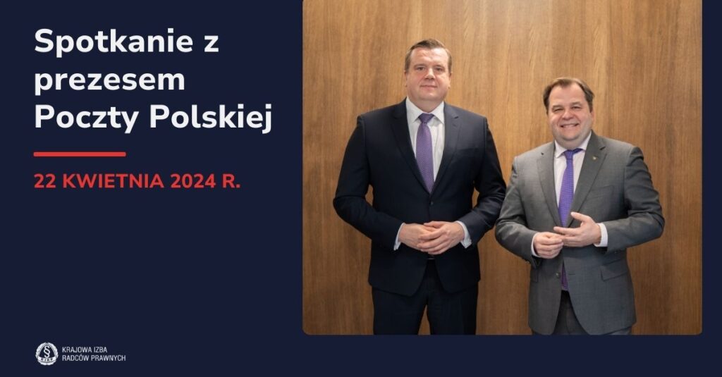 Spotkanie z prezesem Poczty Polskiej Sebastianem Mikoszem