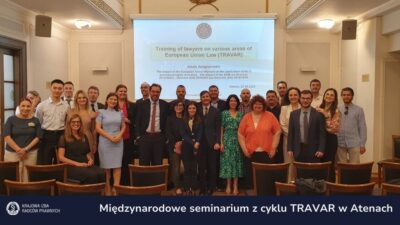 Międzynarodowe seminarium z cyklu TRAVAR w Atenach